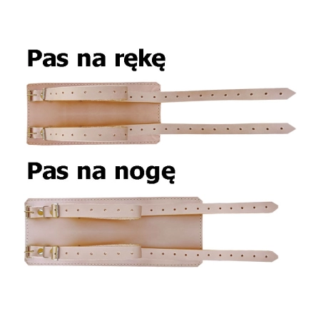Pas do unieruchomienia nogi i pas do unieruchomienia ręki - porównanie modeli