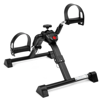 Mini rowerek rehabilitacyjny z licznikiem LCD i mechanicznym pokrętłem oporu