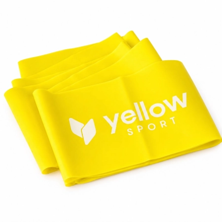 Żółta taśma rehabilitacyjna yellowFLAT band 2 m x 15 cm